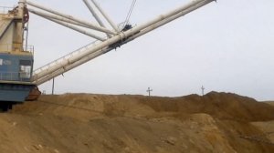 Выгрузка вертушки под ЭШ №3 "Разрез Майкубенский" 2012 04 30 109