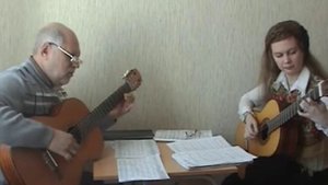 Дуэт гитар (Виктор Ковба, Анна Руссия) - Менуэт Боккерини