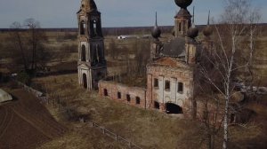 Заброшенная церковь в Ярославской области