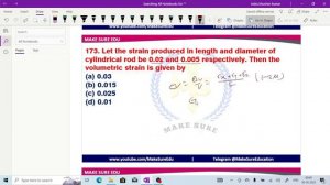 UKPSC AE EXAM | Civil Engineering | STRENGTH OF MATERIAL | PYQ | #07 | By: Bhushan Yadav