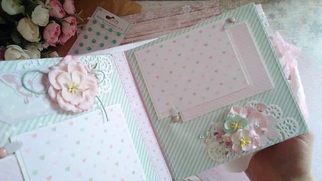 Зефирный миник. #Шебби_альбом #shabby_chic #скрапбукинг #скрапальбом #альбомназаказ смотреть онлайн