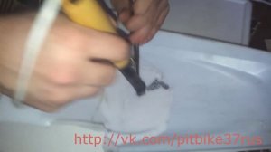 ремонт пластика)))от питбайка JMC )))