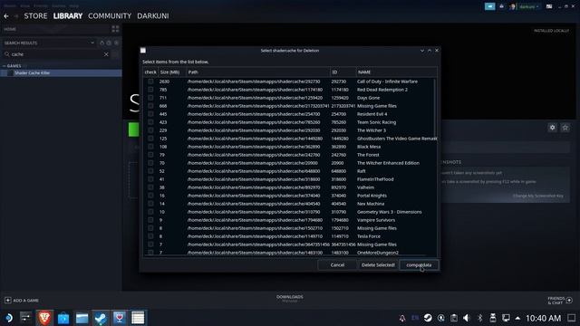 Steam Deck: "Other" Storage Out of Control? Get Back Gigabytes with Cache Killer! смотреть онлайн