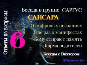 #78 О цифровых посланиях. Ещё раз о манифестах. Кому стирают память. Карма родителей. Часть 6.