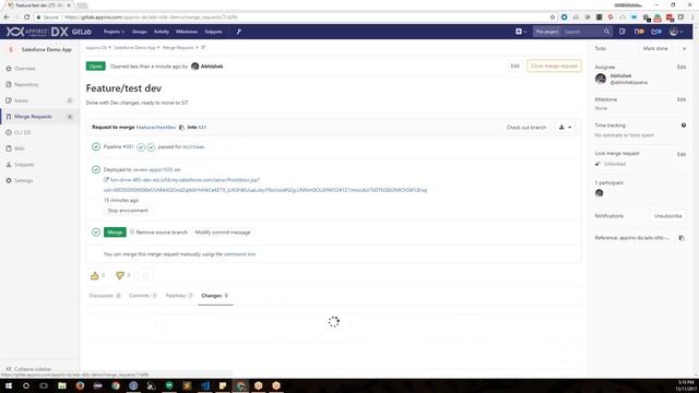 Creating Merge Request смотреть онлайн
