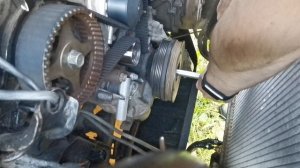 Пропадает натяжка ремня ГРМ, 6G72 24v.