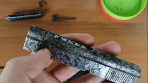 Убираем ржавчину с сигнального пистолета Лобанова