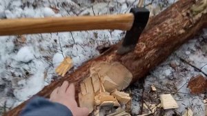 Начало тестов "японца" от Топорсиба. Топор рубит сам