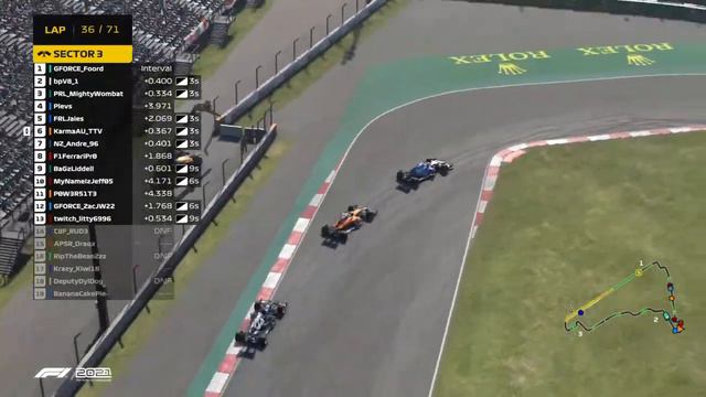 F1 2021 | Formula Endurance - PS Pacific | S6 | R12: Mexico