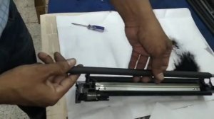 Ricoh MP 2014 How to clean/Clear wastage from Drum unit? How to fix black line or black shade?