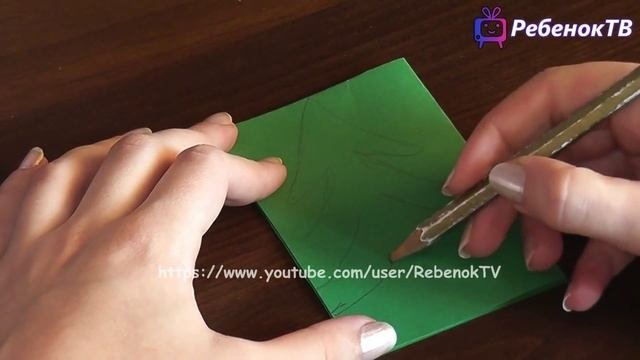 Как сделать гирлянду Новогодняя Елка из бумаги