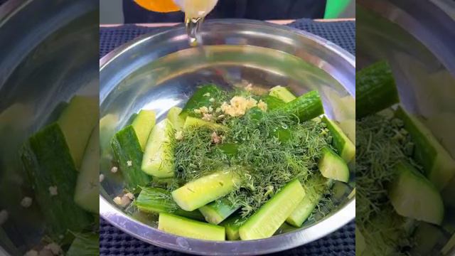 Закуска из огурца🤤🥒 #shorts