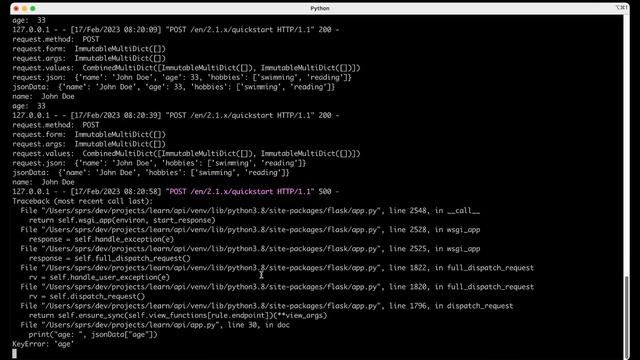 Python - Flask - REST API - GET, POST Method @sdev_in смотреть онлайн