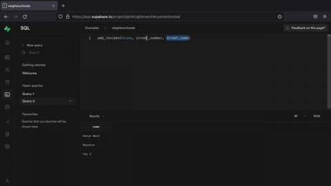 Create PostgreSQL Functions with Supabase