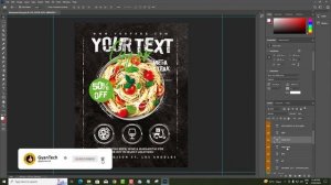 Restaurant Food Menu Template In Photoshop PSD File || Tutorial How to Edit.