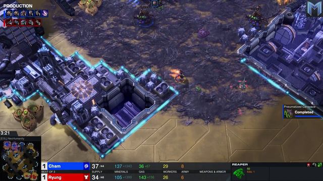 🇰🇷 Ryung (T) vs Cham (Z) - IEM Katowice 2023 - StarCraft 2 - Cast 2115 смотреть онлайн