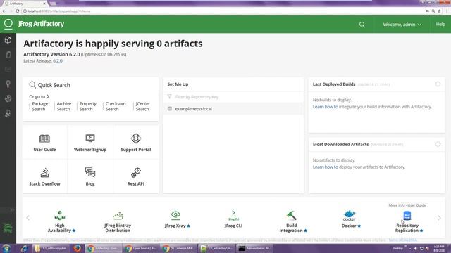 JFrog artifactory tutorial: Download, setup and JAR deployment