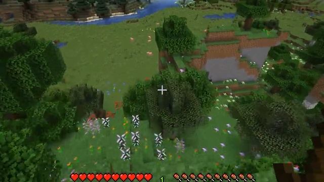 Цветочный лес в майнкрафт смотреть онлайн