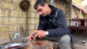 ЗОЛОТИСТЫЙ РИСОВЫЙ ПЛОВ С КАШТАНАМИ  Азербайджанская Кухня Деревенская Кухня  Рецепты