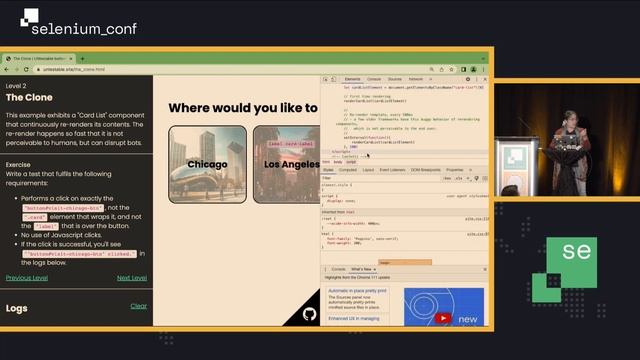 UNTestable: It's Just Pressing a Button, How Hard Could it Be? - Shi Ling Tai, UI-licious смотреть онлайн