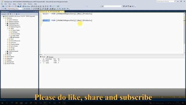 Creating a .NET Core Web Application with Repository Pattern for CRUD Operations | Insert Data