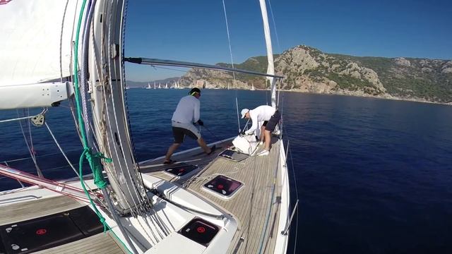Яхтенная гонка Marmaris International Race Week Яхта Brista Камера GoPro Hero 3 Видео Veryvery.ru смотреть онлайн