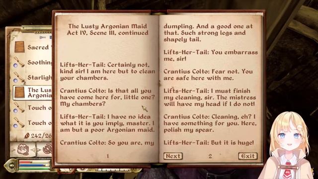 Ame Reads Lusty Argonian Maid смотреть онлайн