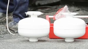 Испытания систем на основе модулей порошкового пожаротушения в Финляндии (НПП Гранит-центр)