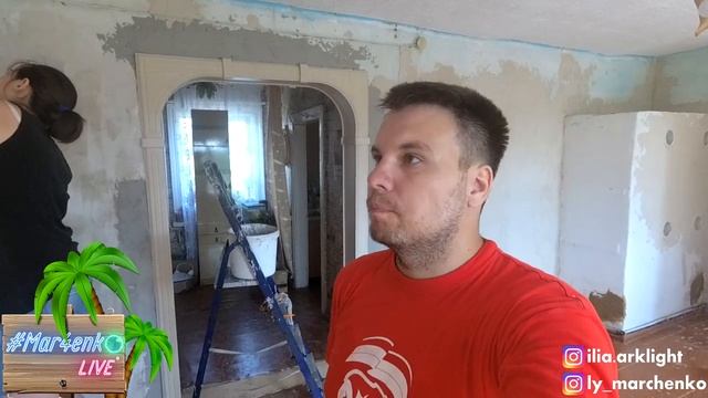 ДЕРЕВЕНСКИЙ ДАЙДЖЕСТ | клеим ОБОИ | ФОТООБОИ | наш ВЛОГ смотреть онлайн