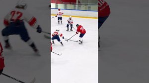 Тренировка руководителей и сотрудников "Московской академии хоккея"