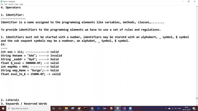 CORE JAVA tutorials || Session - 16 || by Mr. Nagoor Babu On 28-04-2020 @6PM смотреть онлайн
