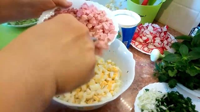 ОКРОШКА ! Ну Очень Вкусная ОКРОШКА ! Простой рецепт традиционной русской окрошки.