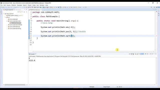 Java Math Class Complete Video in 6 Minutes | CodeMyth