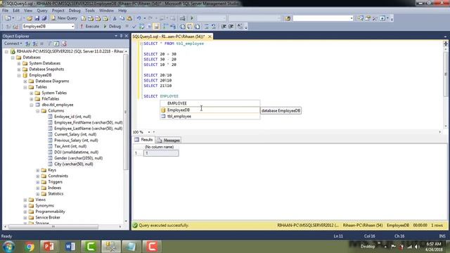 Part 12 A: SQL Operators - Arithmetic Operator