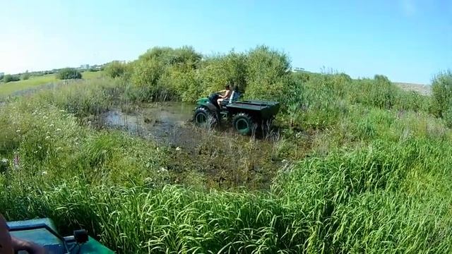 на вездеходе КОСАЧ до реки тура и обратно смотреть онлайн