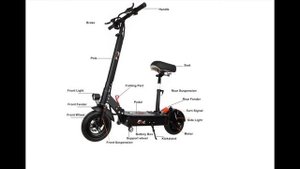 Обзор мощного электрический самоката FLJ SK1! Особенности и характеристики! Обзор электросамокатов!