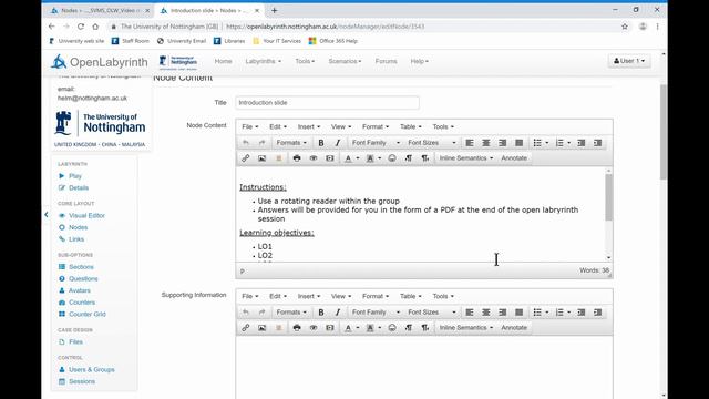 5. Open Labyrinth: Uploading an image and changing size смотреть онлайн
