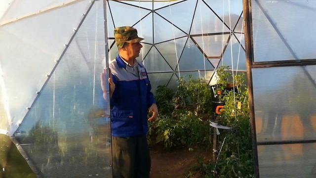 Купольная теплица, своими руками. Обзор. Впечатления после первого сезона использования.