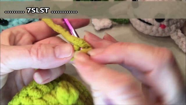 CROCHET FROG  - LAZY BULL FROG WITH NO SEW LEGGY S