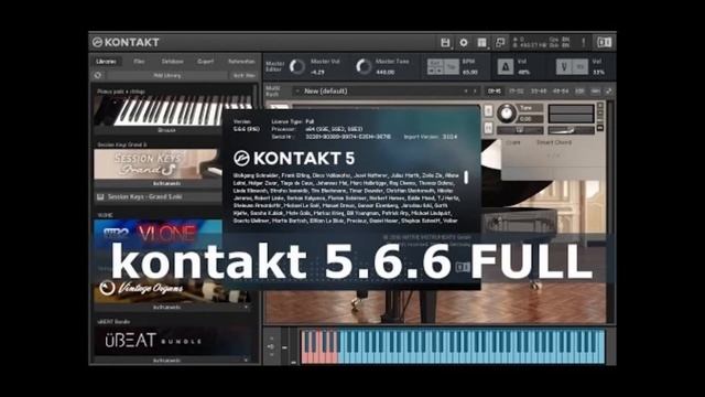 Kontakt 5.6.8 FULL para (MAC) смотреть онлайн