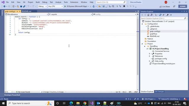 SXA Site & Solution Setup смотреть онлайн