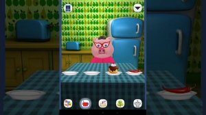 Talking Pig Qinky -  Android GamePlay - Говорящая свинка Квинки.