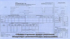 Как составить путевой лист, к которому не будет претензий у проверяющих