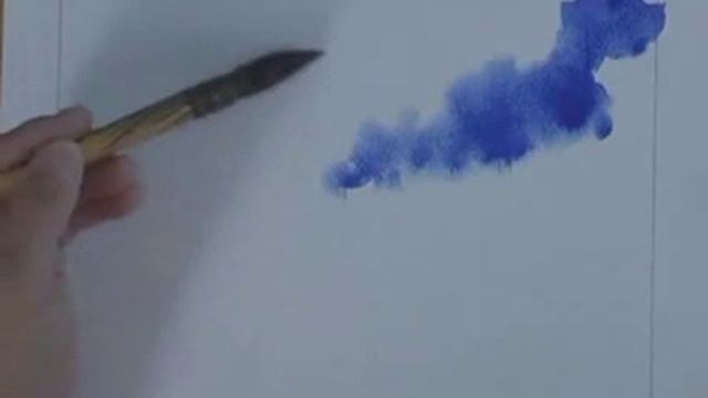 Рисуем облака акварелью смотреть онлайн