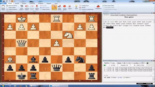 3. Сицилианская защита. Вариант Алапина. смотреть онлайн