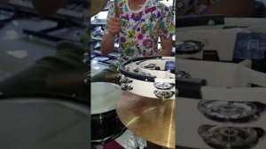 #Tambourine Drum Set DADI Percussion ~ Hawila Musik with Happy Troll Song Background