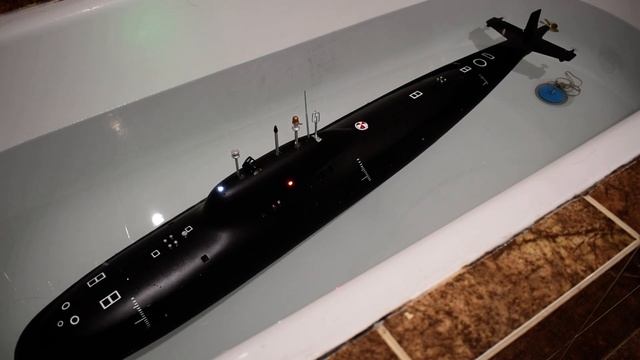 Выход мачт на радиоуправляемой подводной лодки смотреть онлайн