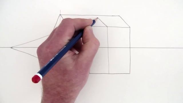 How to Draw a House in 1-Point Perspective: Narrated смотреть онлайн
