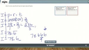 Digits 3-3 Simple Interest Part 2