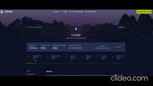 IDO токена Crodo, уже совсем скоро смотреть онлайн
